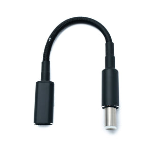 SYSTEM-S DC 20V Kabel 15 cm 7,4 x 0,6 Stecker zu USB 3.1 Typ C Buchse geflochten für Dell