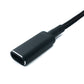 SYSTEM-S DC 20V Kabel 15 cm 7,4 x 0,6 Stecker zu USB 3.1 Typ C Buchse geflochten für Dell