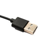 SYSTEM-S USB 2.0 Kabel 100 cm Ladestation für Realme Band 2 Smartwatch in Schwarz