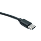 SYSTEM-S USB 3.1 Kabel 100 cm Ladestation für Fitbit Versa 4 3 Sense 2 1 in Schwarz