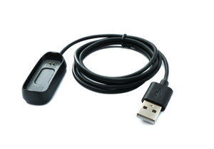 SYSTEM-S USB 2.0 Kabel 96 cm Ladekabel für OnePlus Band Smartwatch Adapter in Schwarz