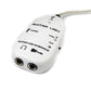 Guitar interface 1 m 6.35 mm jack socket to socket & USB 2.0 plug adapter