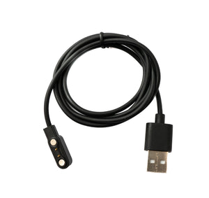 Cavo USB 2.0 Cavo di ricarica da 100 cm per Realme TechLife Watch S100 in nero