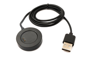 SYSTEM-S USB 2.0 Kabel 95 cm Ladestation für Realme Watch 3 Pro Smartwatch in Schwarz