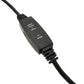 SYSTEM-S USB 3.0 Repeater Kabel 20 m Typ A Stecker zu B Stecker Adapter in Schwarz