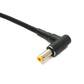 SYSTEM-S DC 20V Kabel 15 cm 5,5 x 2,5 Stecker zu USB 3.1 Typ C Buchse geflochten Winkel