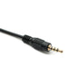 SYSTEM-S Audio Klinke Kabel 180 cm 3,5 mm TRRS Stecker zu Stecker Winkel AUX Schwarz