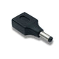 SYSTEM-S DC Adapter 20V 5,5 x 2,1 Stecker zu USB 2.0 Buchse Kabel in Schwarz