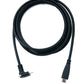 SYSTEM-S USB 3.1 Gen 2 Kabel 2 m Typ C Stecker zu Stecker Panel Mount Winkel Up Down Angled 10 Gbit/s 100W