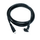 SYSTEM-S USB 3.1 Gen 2 Kabel 2 m Typ C Stecker zu Stecker Panel Mount Winkel Up Down Angled 10 Gbit/s 100W