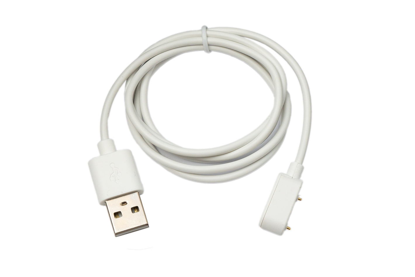 SYSTEM-S USB 2.0 Kabel 100 cm Ladekabel für Oppo Band 2 Smartwatch in Weiß