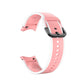 Correa de silicona de 20 mm para smartwatch Samsung Galaxy Watch 5 4 en color blanco rosa