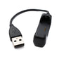 Cable USB 2.0 Cable de carga de 10 cm para Smartwach Fitbit Flex 2 en color negro