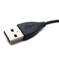 Cable USB 2.0 Cable de carga de 10 cm para Smartwach Fitbit Flex 2 en color negro