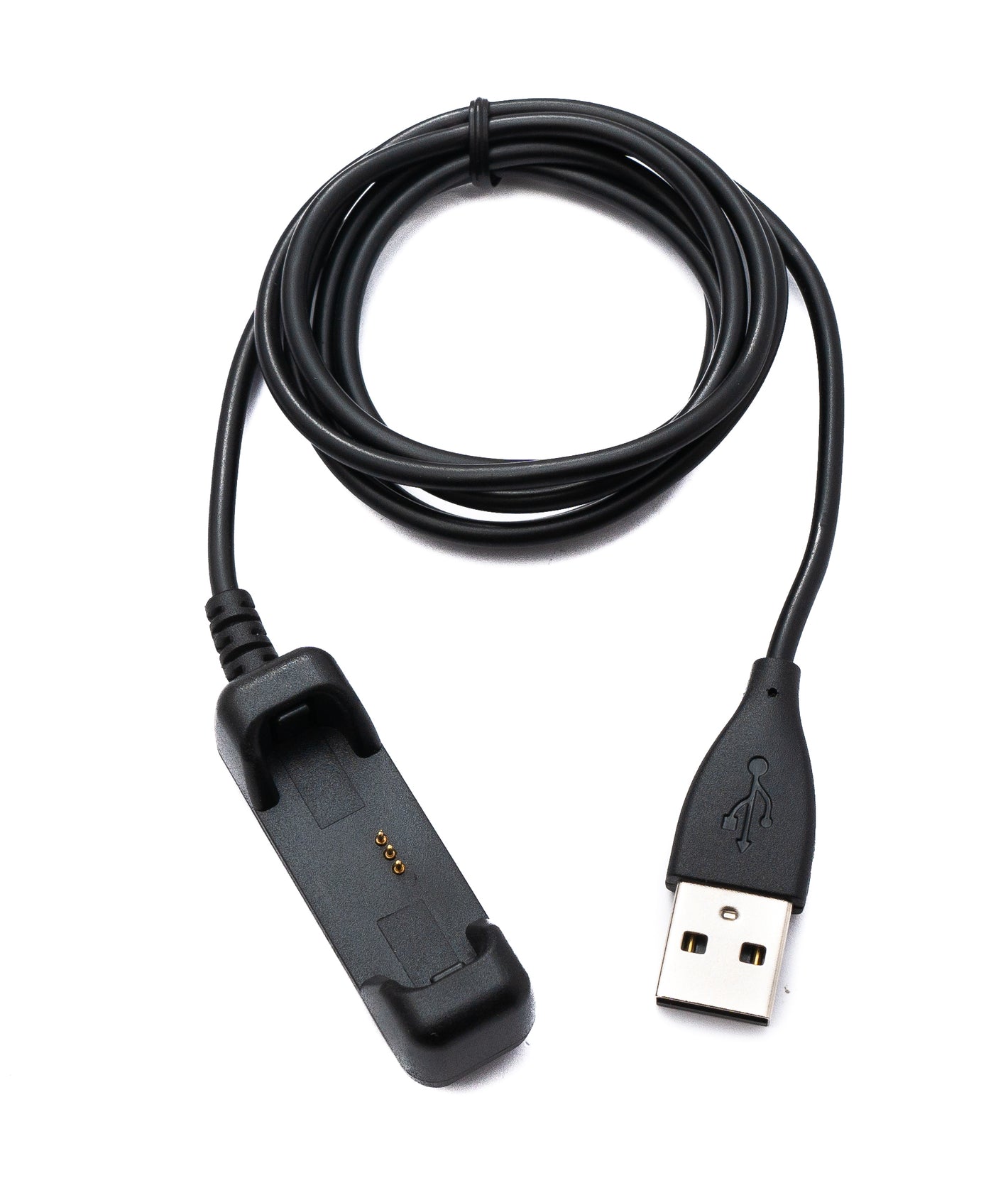 SYSTEM-S USB 2.0 Kabel 100 cm Ladekabel für Fitbit Flex 2 Smartwach in Schwarz