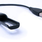 SYSTEM-S USB 2.0 Kabel 11 cm Ladekabel für Fitbit Flex Smartwach in Schwarz