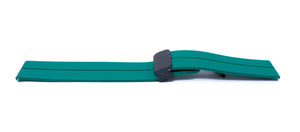 SYSTEM-S 20 mm silicone strap with folding clasp for smartwatch in green