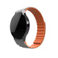 SYSTEM-S bracelet 20 mm made of silicone magnetic for Samsung Galaxy Watch 5 4 in grey orange