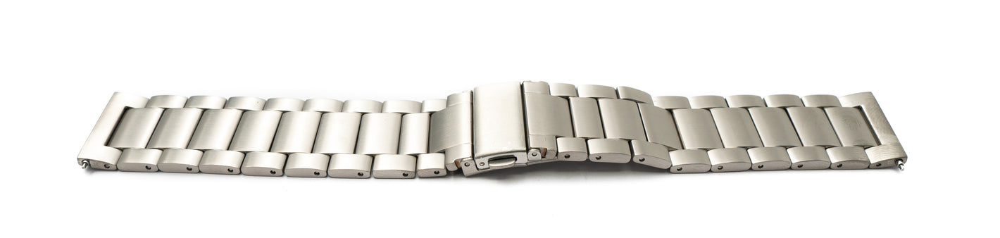 SYSTEM-S bracelet 22 mm made of titanium with folding clasp for smartwatch