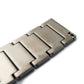 SYSTEM-S bracelet 22 mm made of titanium with folding clasp for smartwatch in gray