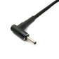 SYSTEM-S DC 20V Kabel 15 cm 3,0 x 1,1 Stecker zu USB 3.1 Typ C Buchse geflochten Winkel