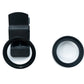 SYSTEM-S Makro Linse 15x Zoom Close Up Filter Kit mit Clip Beutel in Schwarz
