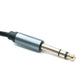 SYSTEM-S Audio Klinke Kabel 3 m AUX 6,35 mm 3 polig TRS Stecker zu Stecker Adapter