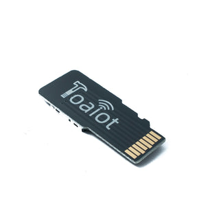 SYSTEM-S SD card adapter Micro SD male to female extension cable in black