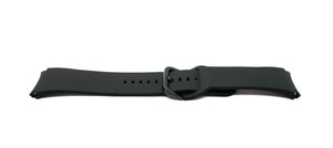 SYSTEM-S 22 mm silicone strap for Galaxy Watch 6 Smartwatch in black