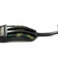 SYSTEM-S Armband 20 mm aus Silikon mit Kippfaltschließe für Smartwatch mit Tarn Aufdruck in Grün