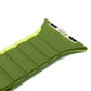 SYSTEM-S bracelet 38 40 41 mm made of silicone flexible magnetic for Apple Watch Smartwatch green light green