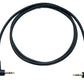 SYSTEM-S Audio Klinke Kabel 100 cm 3,5 mm 3 polig Stecker zu Stecker Winkel AUX Adapter