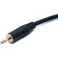 SYSTEM-S Audio XLR cable 100 cm 3-pin socket to jack AUX 3.5 mm 3-pin TRS plug adapter