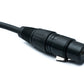 SYSTEM-S Audio XLR Kabel 100 cm 3 polig Buchse zu Klinke AUX 3,5 mm 3 polig TRS Stecker Adapter