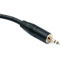 SYSTEM-S Audio Cinch 2 RCA cable 100 cm plug to jack AUX 3.5 mm 3 pin plug adapter