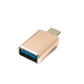 SYSTEM-S USB 3.1 Adapter Typ C Stecker zu 3.0 A Buchse 5 Gbit/s 100W in Rosa Gelb