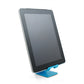 System-S Metall Halter Ständer Stand in Blau für Handy Smartphone E-Book Reader Tablet PC