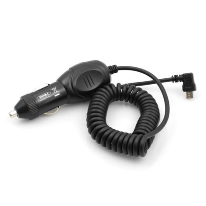 System-S Micro USB car charger charging cable with 90° right angle plug 30 - 135 cm