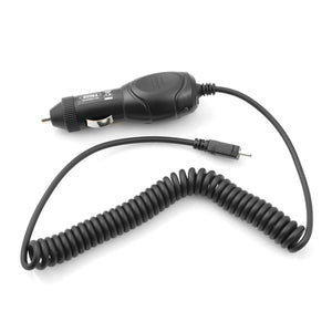 System-S car charging cable 8-pin USB adapter plug and stretchable spiral cable (max approx. 130cm) for Nikon Coolpix camera