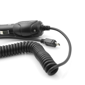 System-S KFZ Auto Ladekabel 8-pin USB Adapter Stecker und dehnbares Spiralkabel (max ca. 130cm) für Nikon Coolpix Kamera