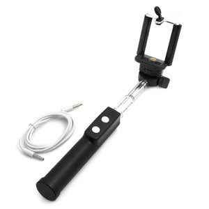 System-S Monopod Selfie Stick Holder for Selfies Self-portrait Photography with Remote Shutter Release