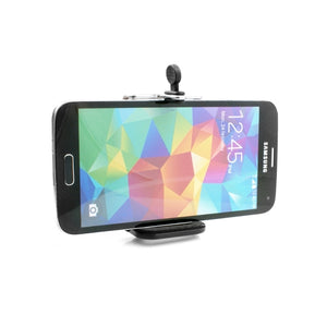 System-S tripod adapter with thread for camera screws and tripods with fold-out base for cell phones and smartphones