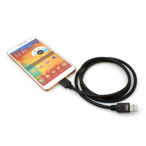 System-S Micro USB 3.0 cable adapter data cable and charging cable 100 cm