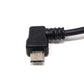 System-S Micro USB 2.0 Netzteil 90 Grad gewinkelt Winkelstecker (links/male) Ladekabel Reiseladegerät 1,5 m (Eurostecker Typ C)
