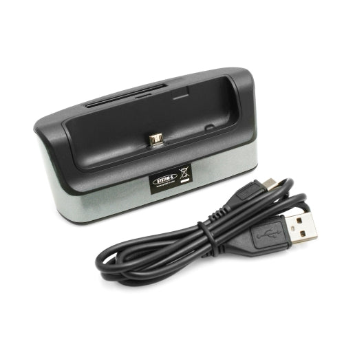 System-S USB docking station cradle dock with extra charging slot for 2nd battery station for Samsung Galaxy Note Edge 