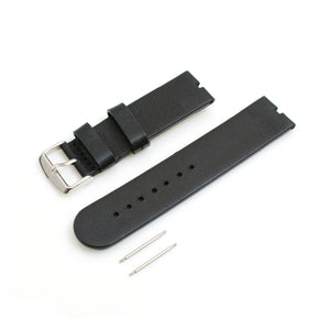 System-S leather replacement bracelet (approx. 18 cm) for Samsung Galaxy Gear R380 R381 R382