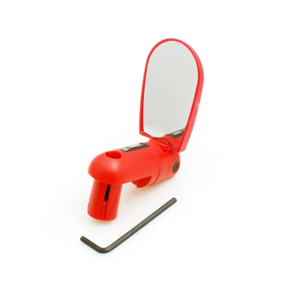 System-S bicycle mirror rear view mirror red