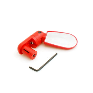 System-S bicycle mirror rear view mirror red