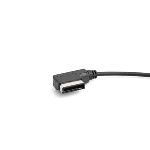 System-S KFZ Auto Media In AUX Flash Drive male zu USB 3.1 Type C male Adapterkabel 30 cm für VW für Audi AMI MDI