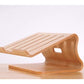 SAMDI Real Wood Universal Notebook Stand Laptop Netbook Stand Holder Wood Ergonomic in beige